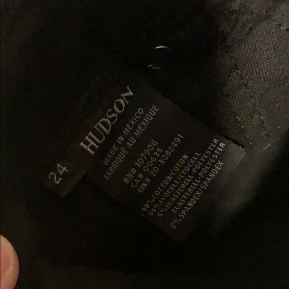 Hudson black Collin distressed skinny jeans - Picture 5 of 6